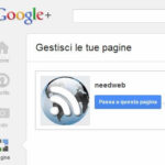 gestisci pagine g plus
