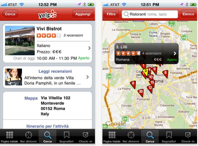 yelp ios