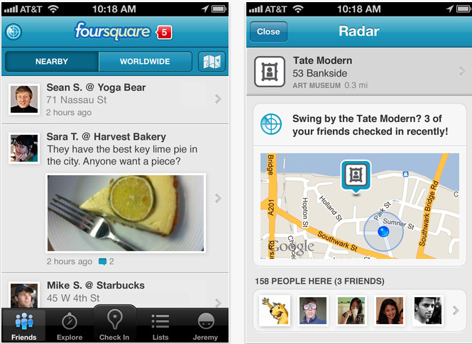 ios foursquare