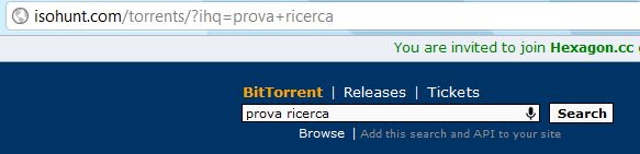 test ricerca