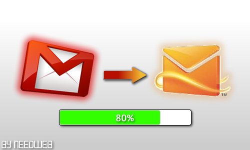 da gmail a hotmail needweb