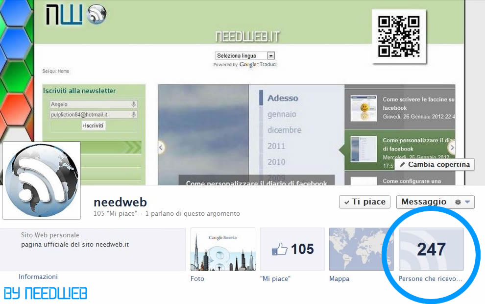 aggiornamenti facebook