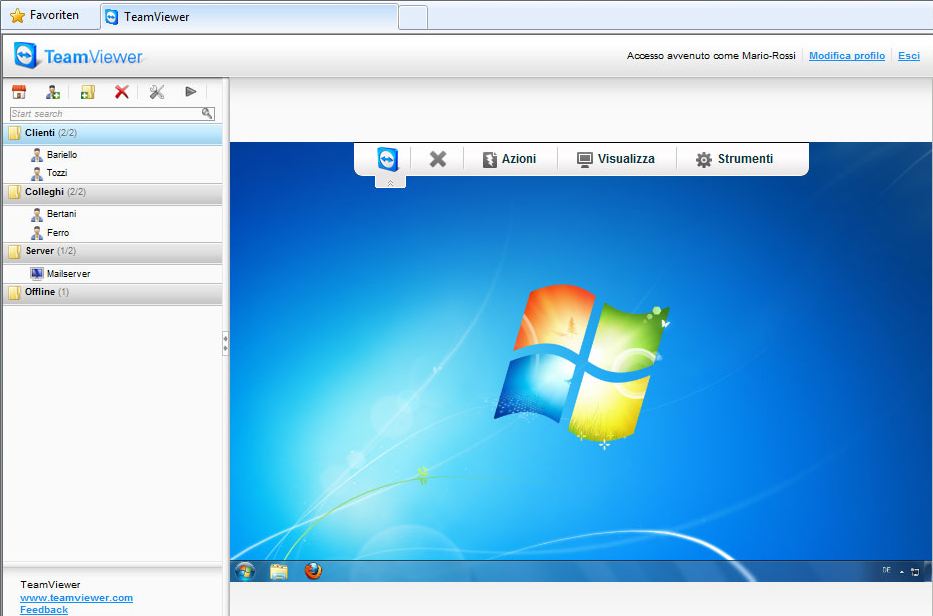 team viewer screenshot