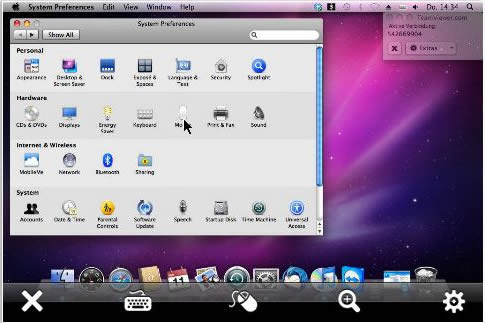 team viewer screenshot ios