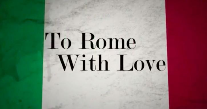 to rome with love poster