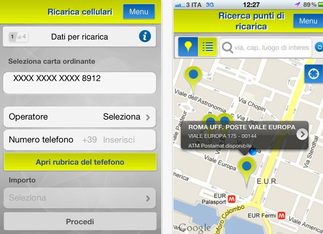app postepay screenshots ios