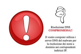 dns changer allarme