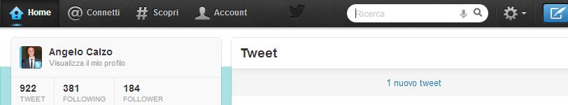 come funziona twitter menu
