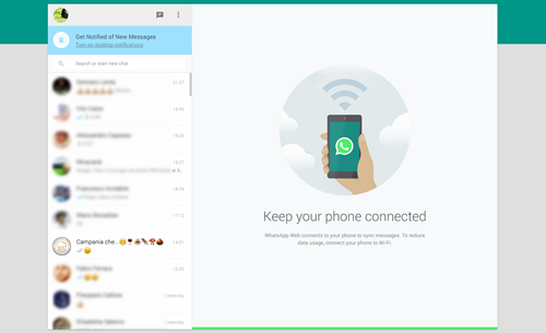 whatsapp web 2015