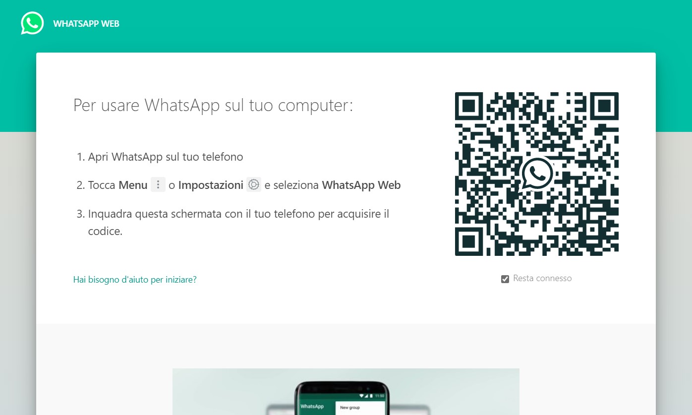 whatsapp web come fare 02