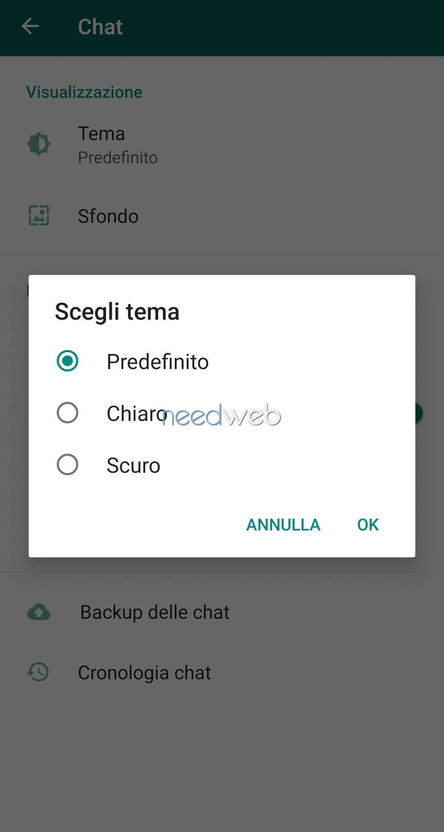 Whatsapp tema scuro 04