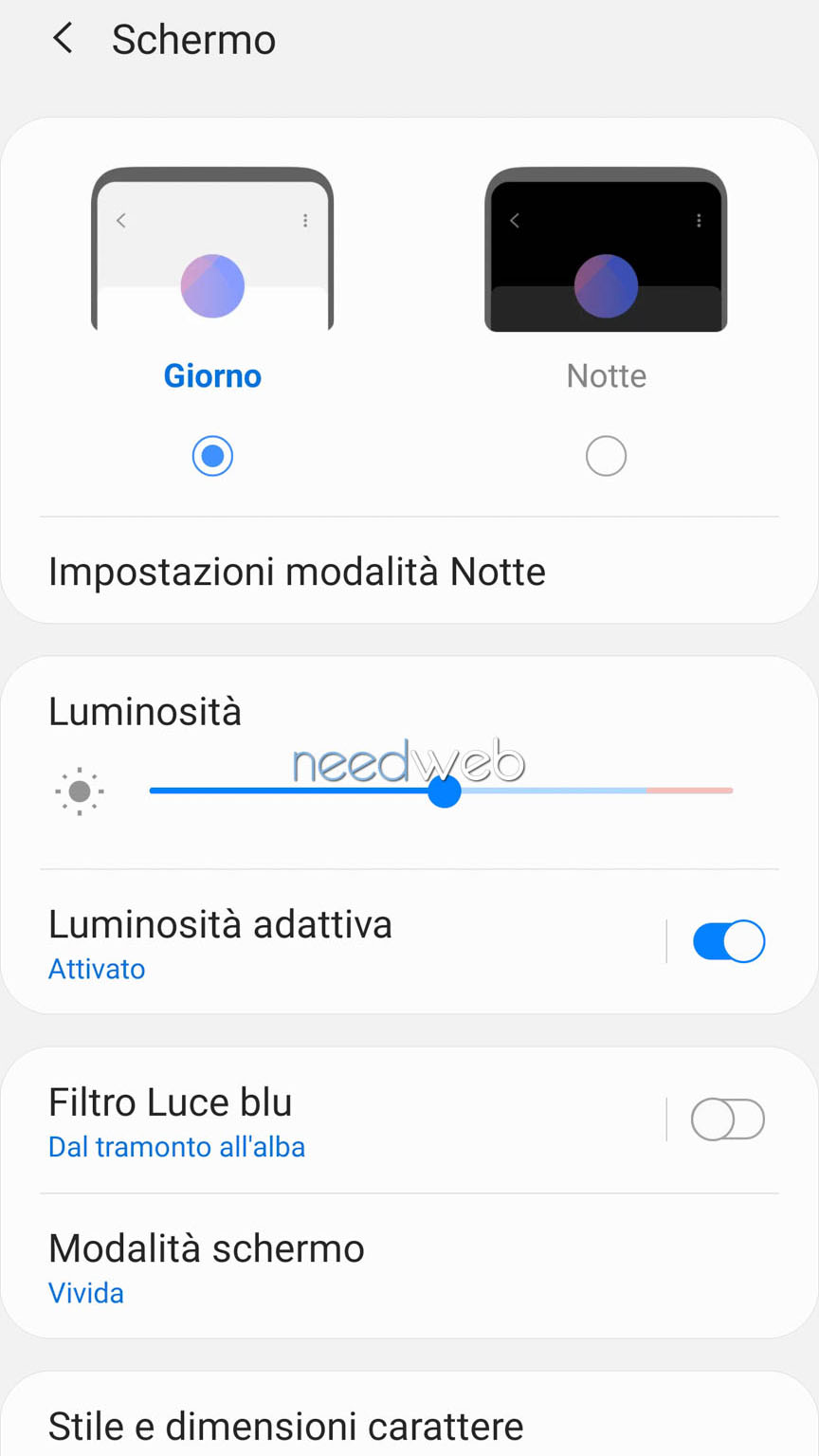 android tema scuro impostazioni 03