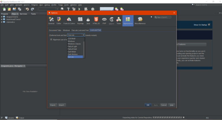 netbeans dark mode 01